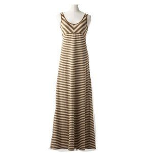 Alba Rosa Border Maxi Dress(One Piece)